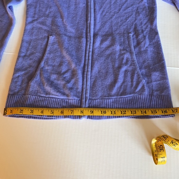 Diane Gilman 2 (DG2) women’s size XS purple hooded sweater jacket - Picture 8 of 9